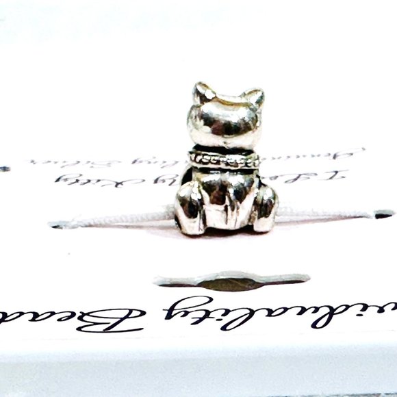 Sterling Silver Cat Individuality Bead - New in Box - Picture 4 of 8